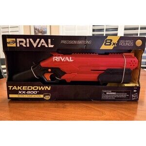 Hasbro Nerf Rival Takedown XX-800 Blaster- Red